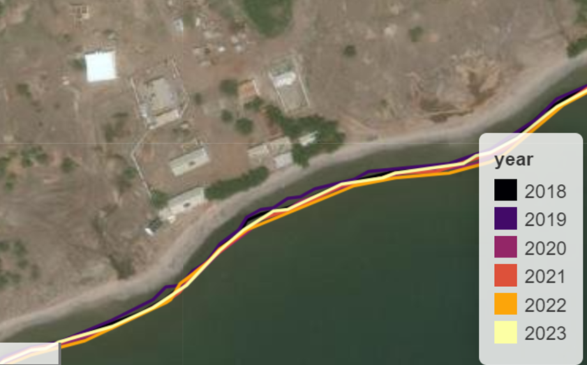 Draft Coastlines Erosion Map Image